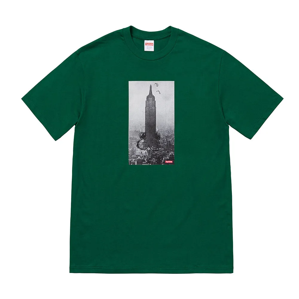 Supreme Mike Kelley The Empire State Building Tee Dark Green sold by PLUS