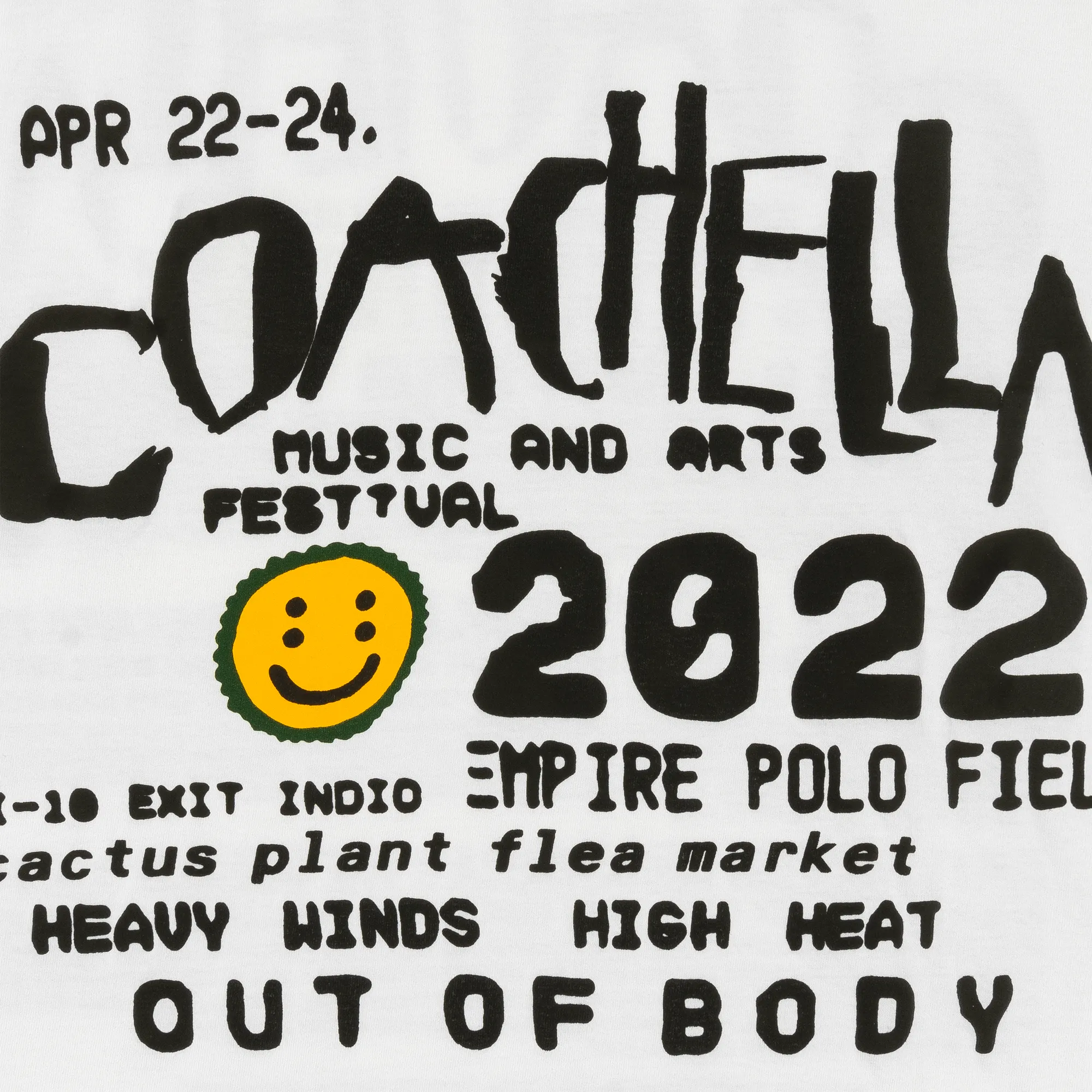 CPFM x Coachella Weekend 2 T-Shirt White sold by PLUS product image thumbnail 3