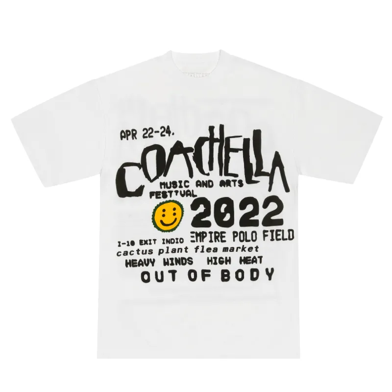 CPFM x Coachella Weekend 2 T-Shirt White sold by PLUS