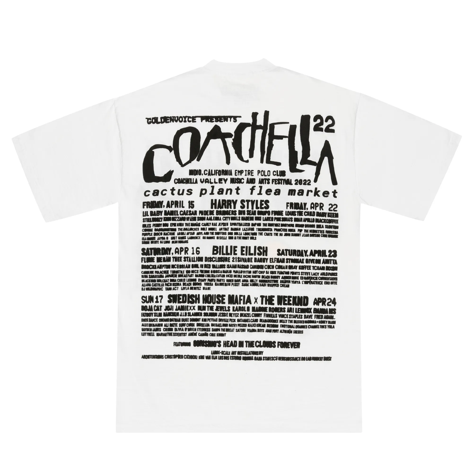 CPFM x Coachella Weekend 2 T-Shirt White sold by PLUS product image thumbnail 2