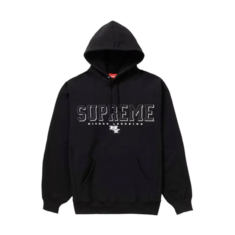 Supreme Gems Hooded Sweatshirt Black sold by PLUS