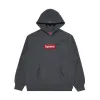 Supreme Box Logo Hooded Sweatshirt (FW21) Charcoal sold by PLUS