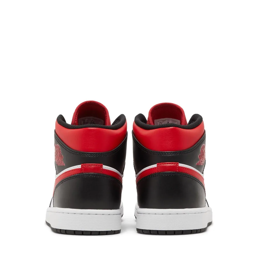 Jordan 1 Mid White Black Red (2022) sold by PLUS product image thumbnail 3