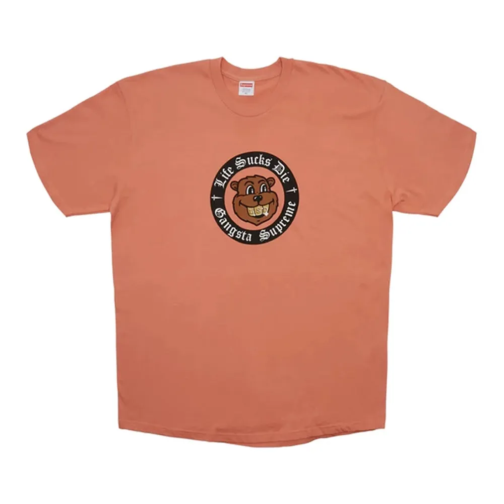 Supreme Life Sucks Die Tee Terra Cotta sold by PLUS