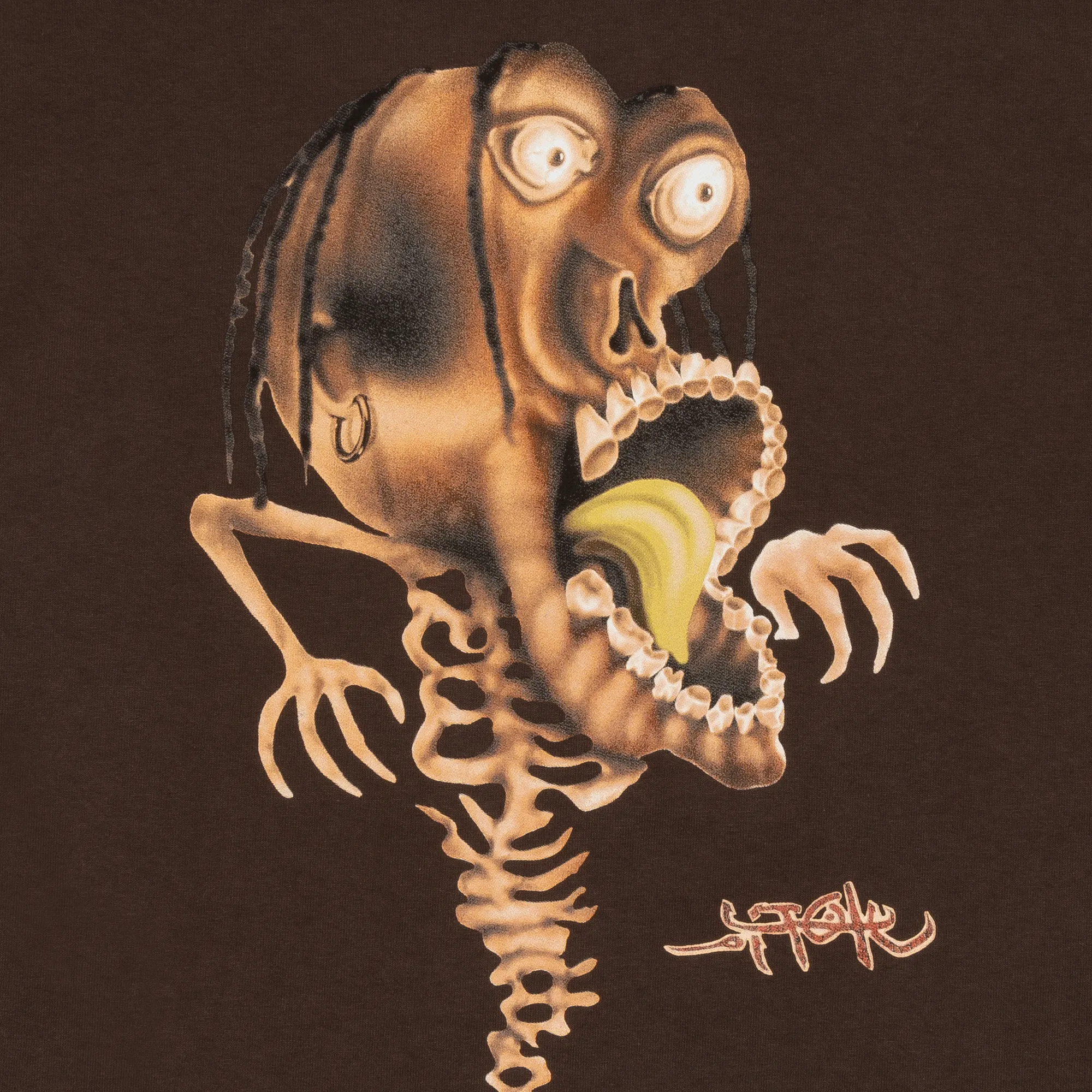 Travis Scott Utopia Annihilator Tee Brown sold by PLUS product image thumbnail 3