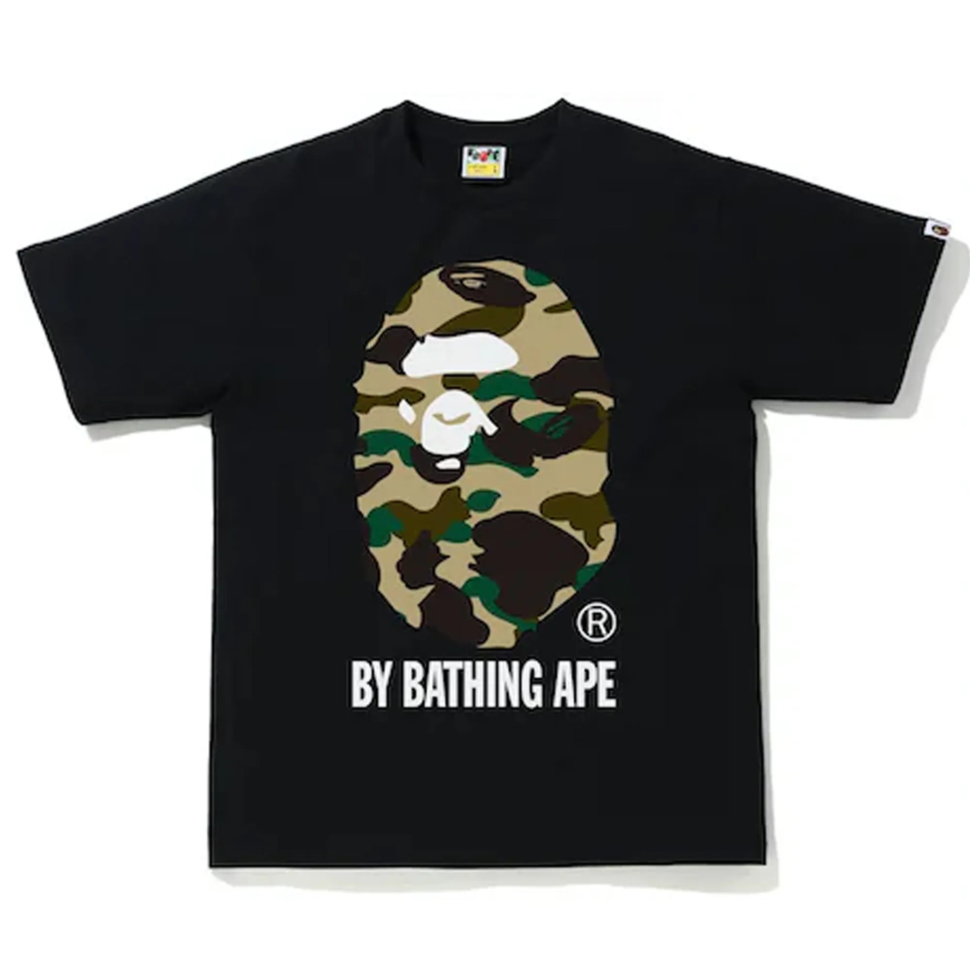 Bape 1st Camo By Bathing Ape Tee Black/Yellow sold by PLUS