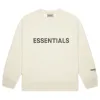 FOG Essentials Applique Crewneck Buttercream sold by PLUS