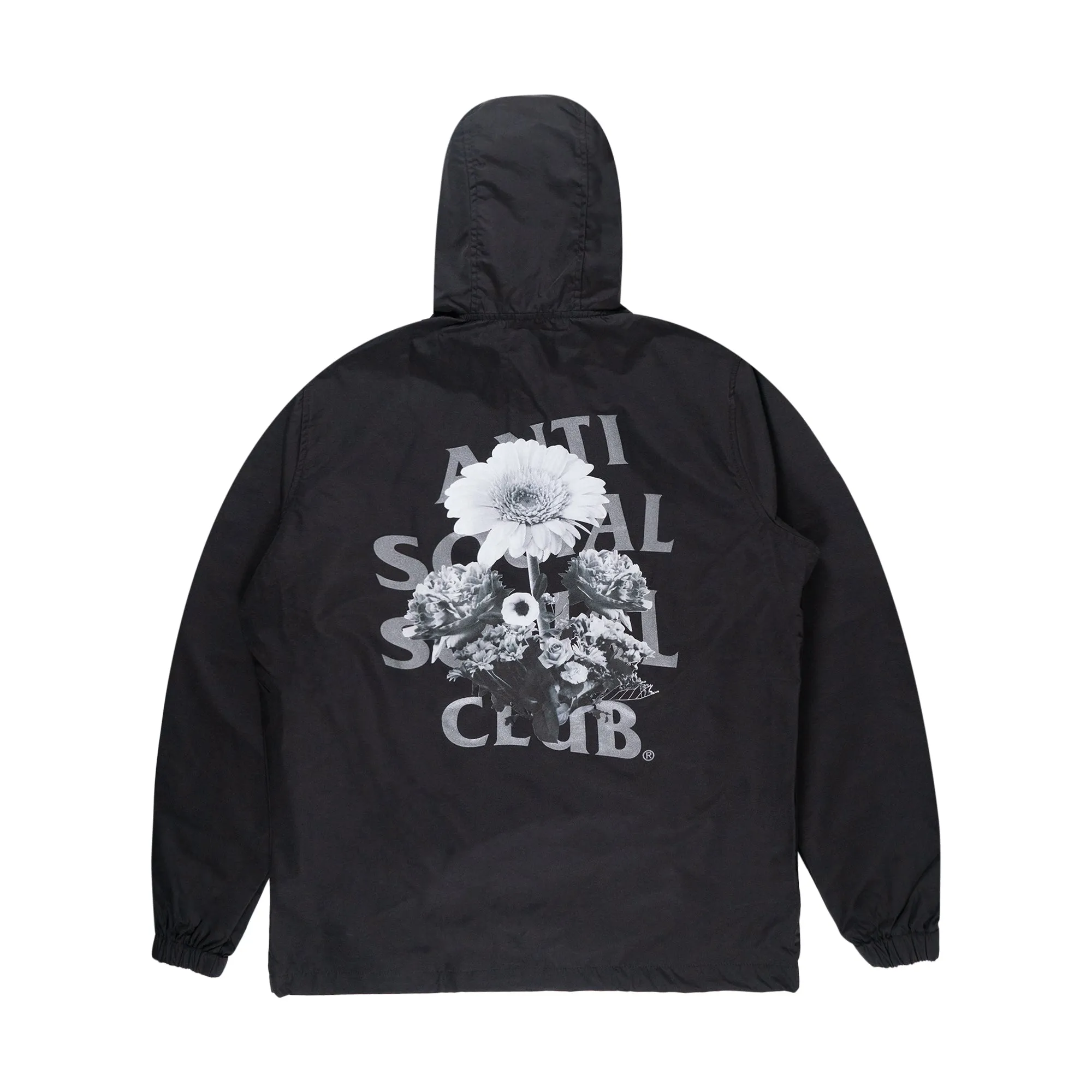 Anti Social Social Club Ghost Of You And Me Anorak Jacket Black sold by PLUS