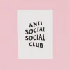 Anti Social Social Club Logo Tee Pink sold by PLUS