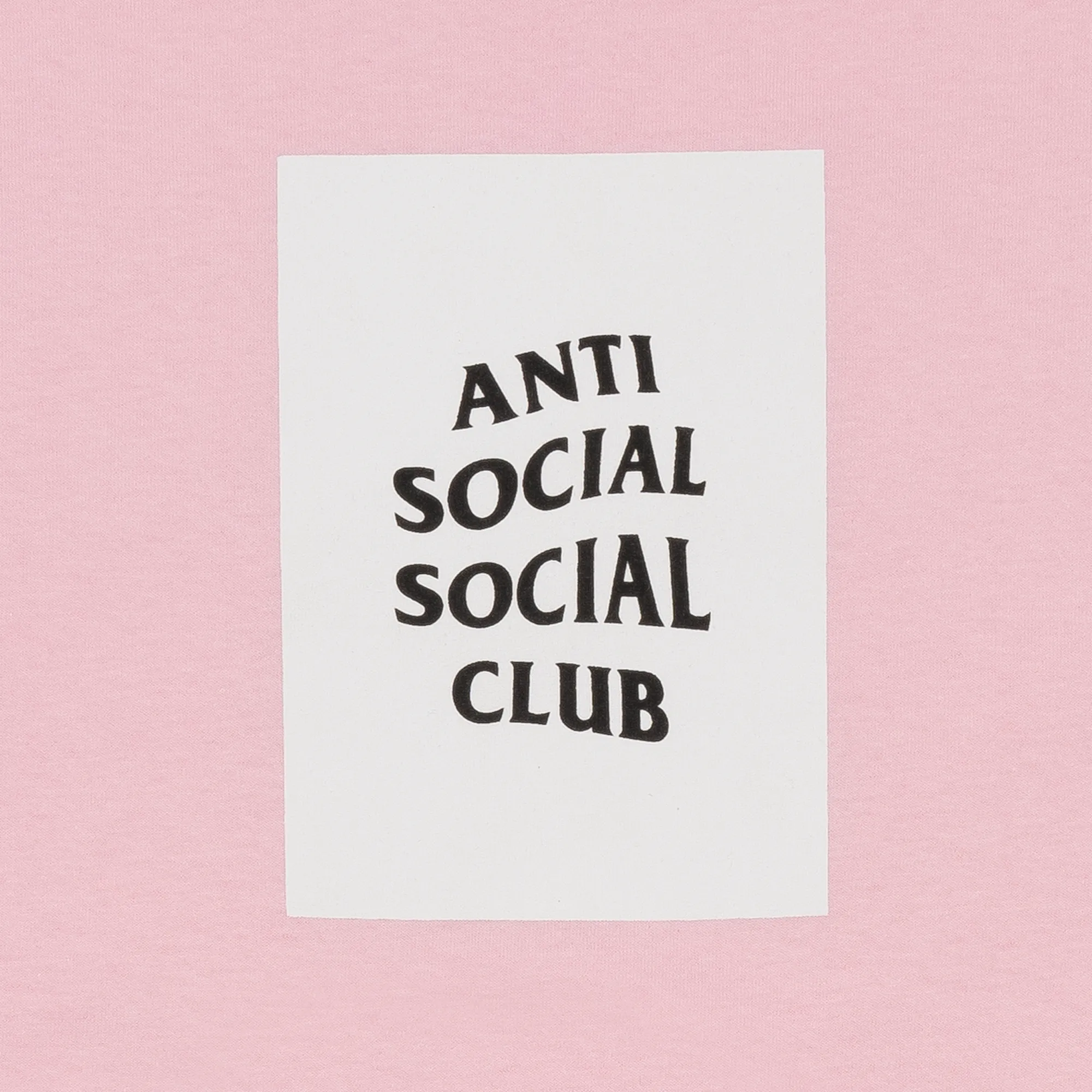 Anti Social Social Club Logo Tee Pink sold by PLUS product image thumbnail 2