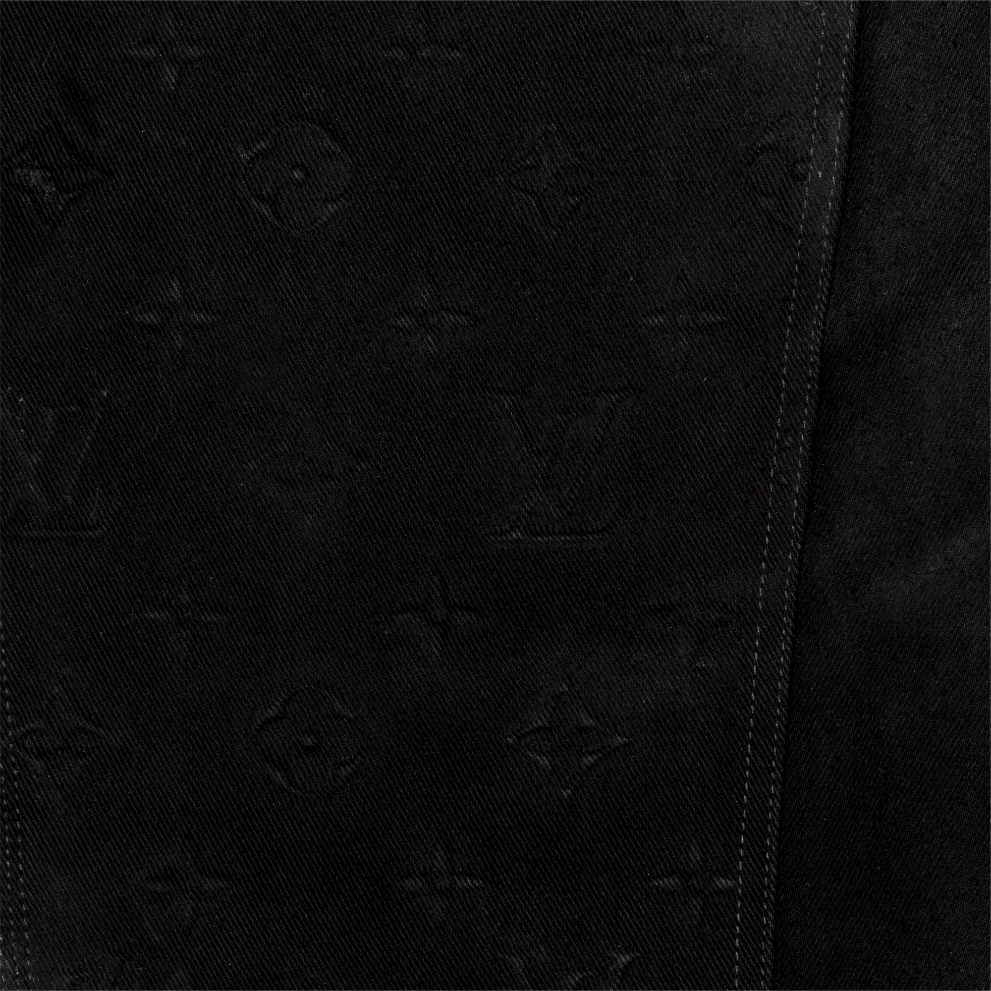 Louis Vuitton Monogram Detail Carpenter Denim Pants Black (FW22) sold by PLUS product image thumbnail 3