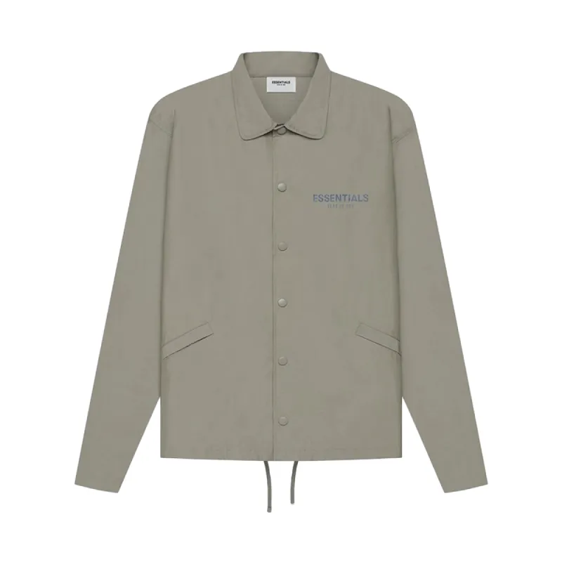 FOG ESSENTIALS Coaches Jacket Taupe (SS21) sold by PLUS