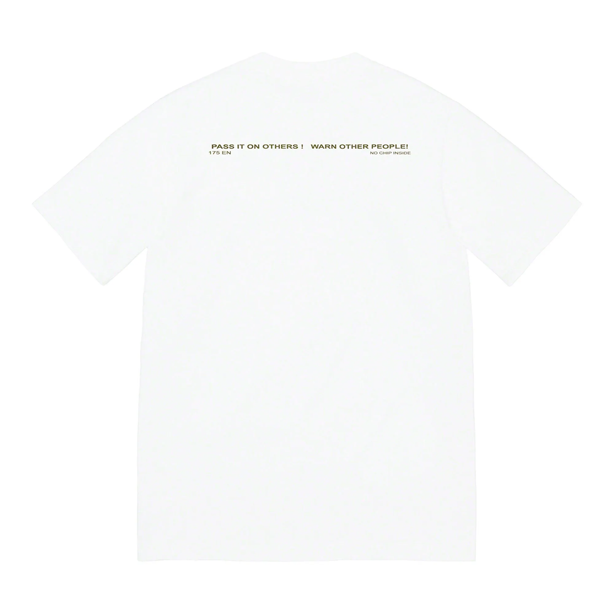 Supreme Warning Tee White sold by PLUS product image thumbnail 2