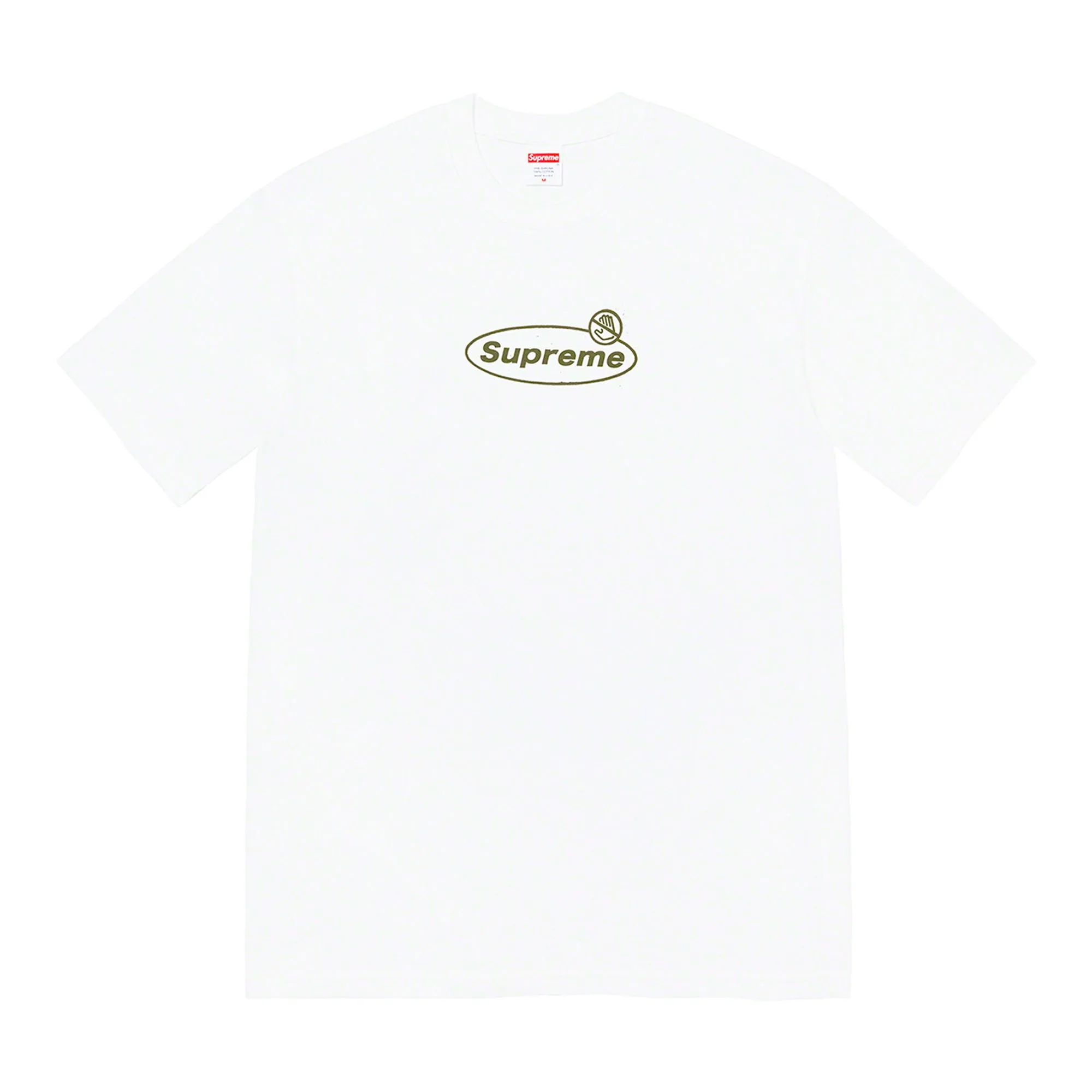 Supreme Warning Tee White sold by PLUS