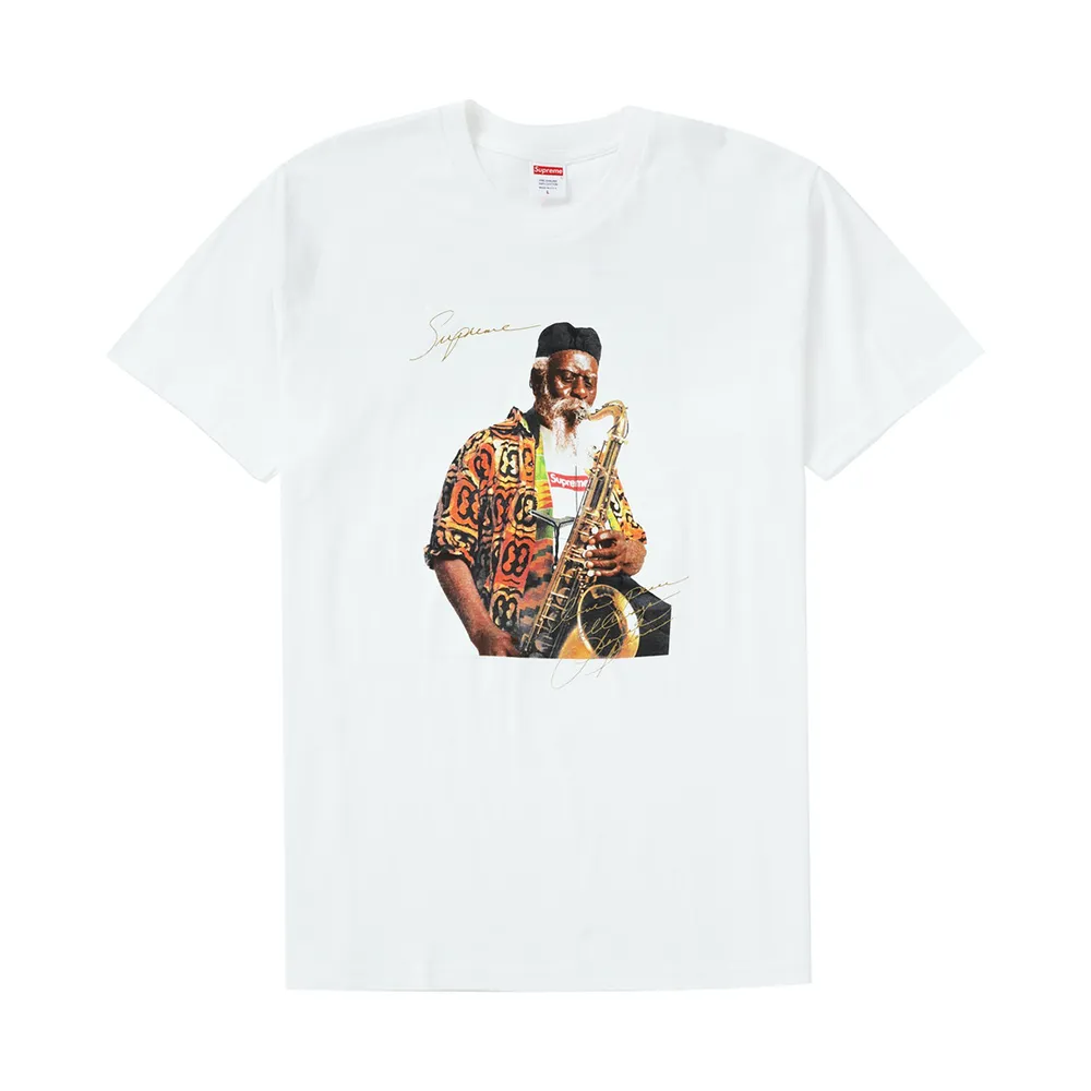 Supreme Pharoah Sanders Tee White sold by PLUS