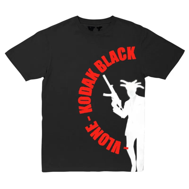Kodak Black x Vlone Vulture T-shirt Black sold by PLUS