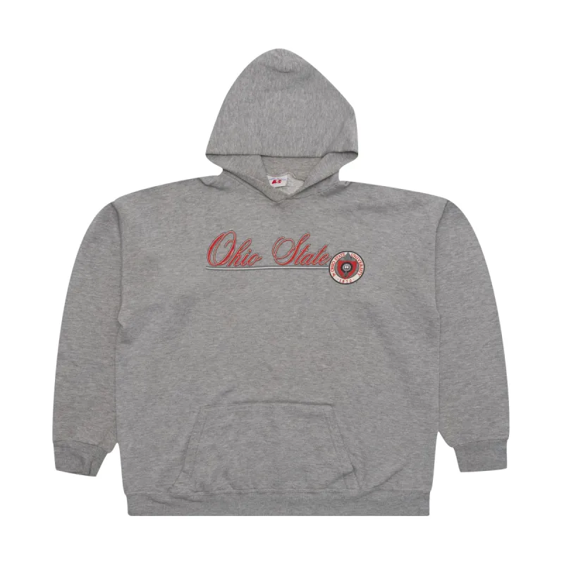 Ohio State Script Crest Hoodie Grey sold by PLUS