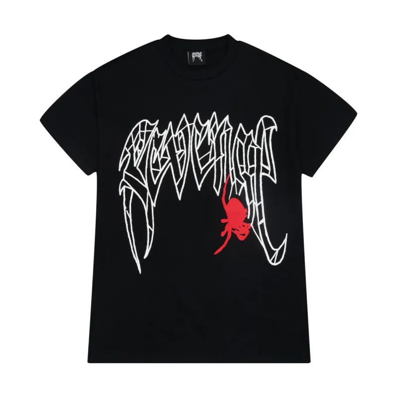 Revenge Spider Tee Black sold by PLUS