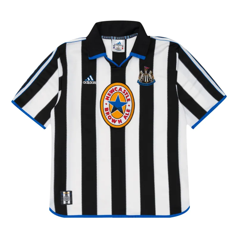 Team Newcastle United FC 1999-2000 Adidas Soccer Jersey White sold by PLUS