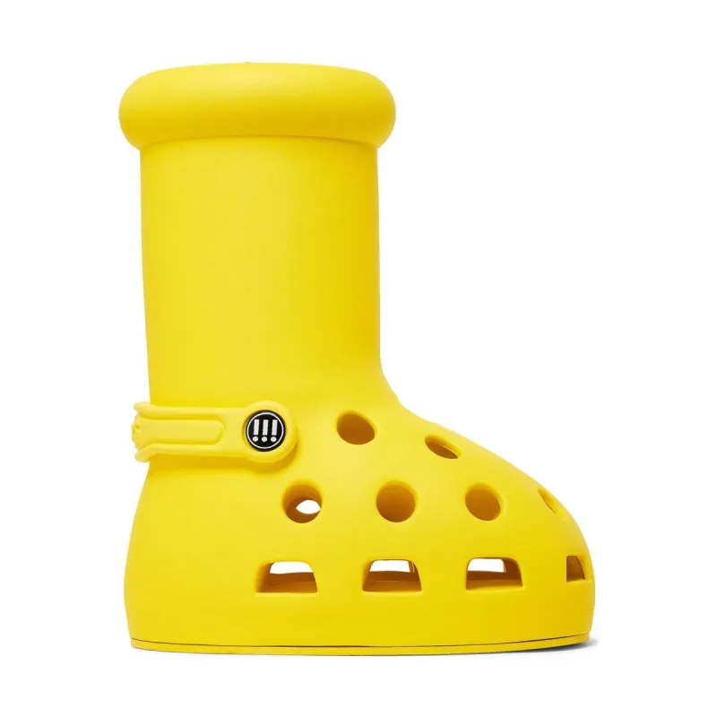 MSCHF x Crocs Big Red Boot (Yellow) sold by PLUS