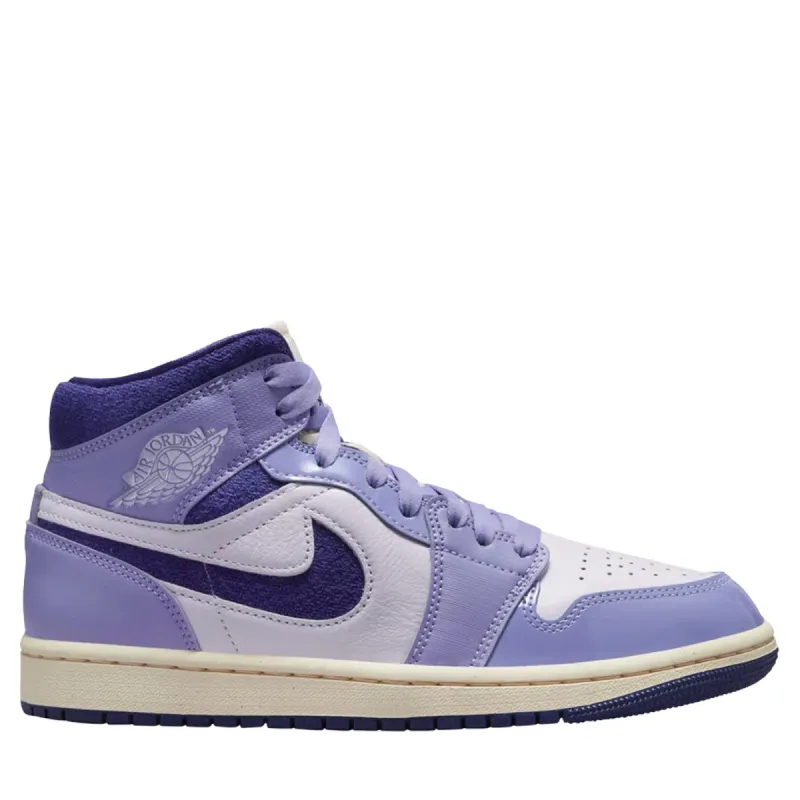 Air Jordan 1 Mid Purple Chenille (W) sold by PLUS
