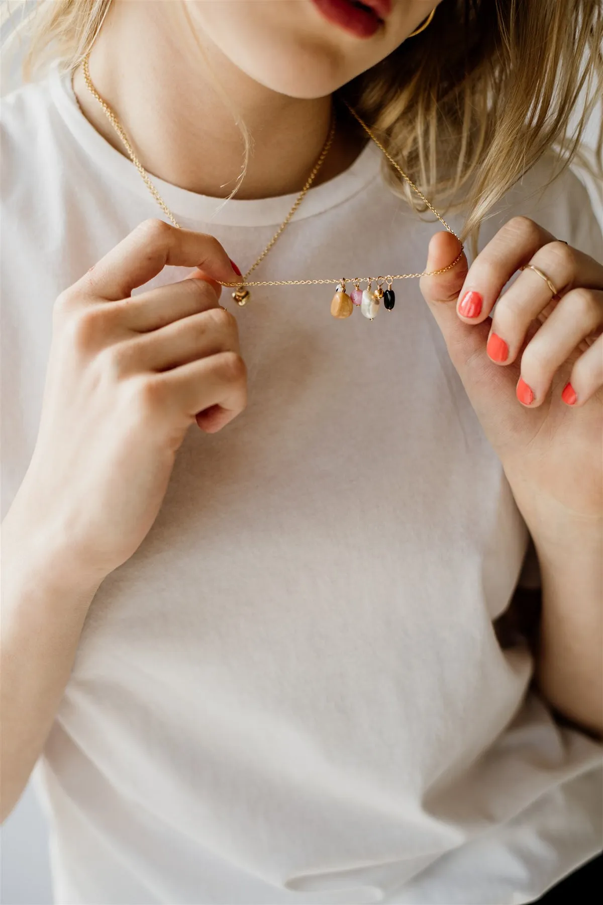 Bonbon Necklace, Caramel sold by Naomi Murrell product image thumbnail 2