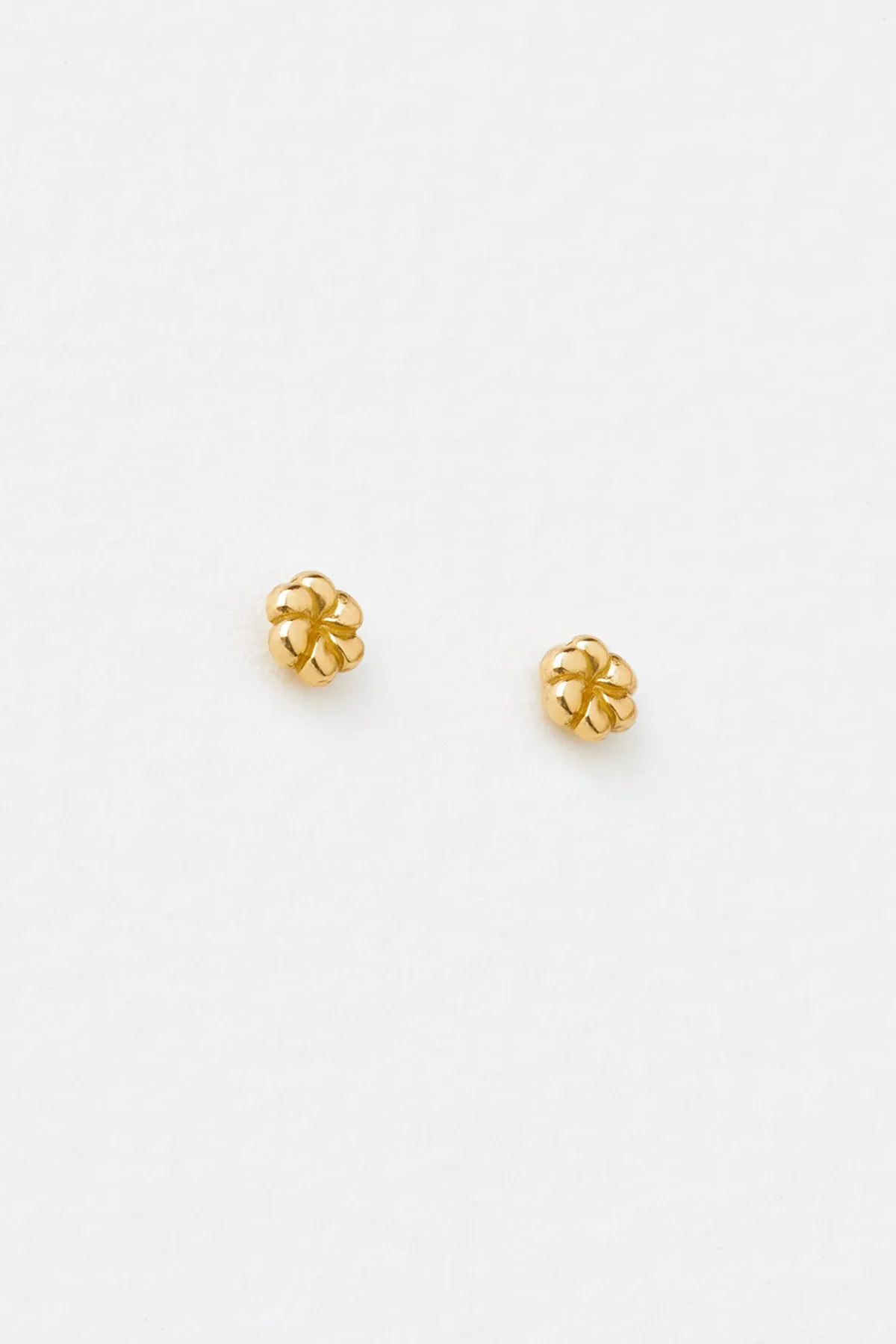 Swirl Studs, Gold Vermeil (Last Pair) sold by Naomi Murrell product image thumbnail 3