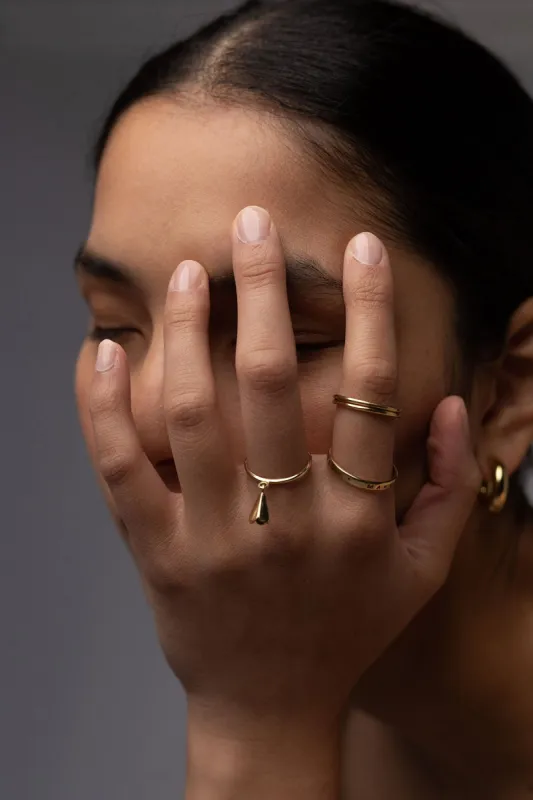 Fine Band Ring, Gold Vermeil sold by Naomi Murrell