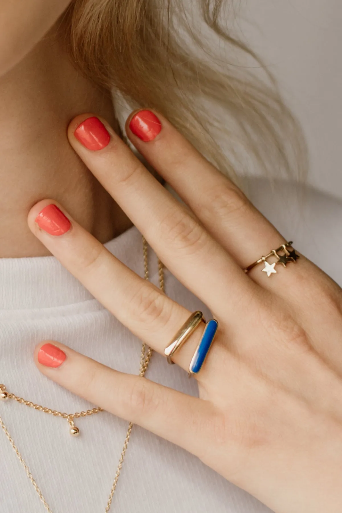 Starlight Ring, Golden Brass - LAST ONE! sold by Naomi Murrell product image thumbnail 3