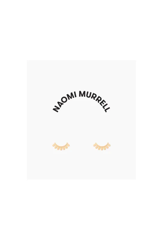 Wink Studs, Golden Brass sold by Naomi Murrell