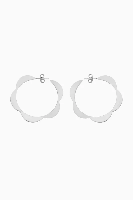 Moonbeam Hoops, Sterling Silver <br>(SPECIAL ORDER) sold by Naomi Murrell