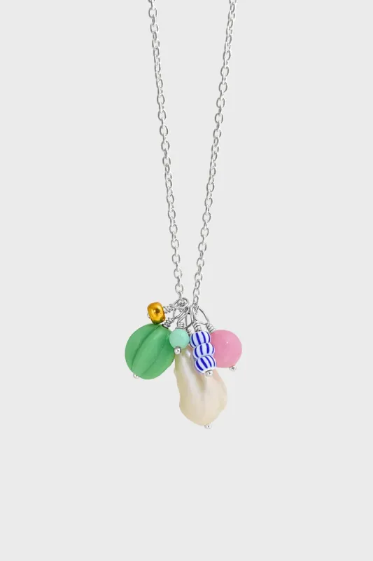 Bonbon Necklace, Melon<br>Sterling Silver sold by Naomi Murrell