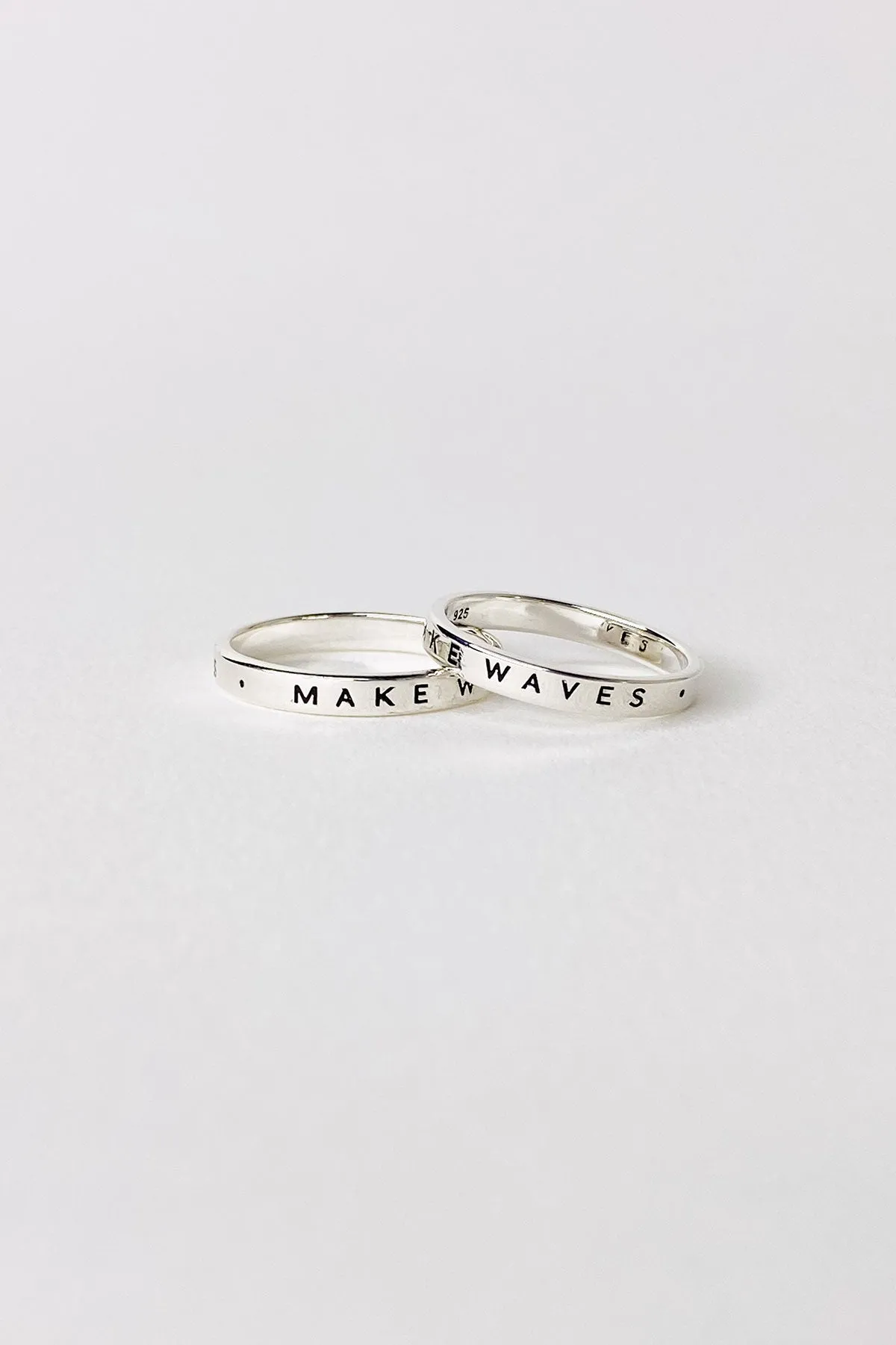Make Waves Ring, Sterling Silver sold by Naomi Murrell