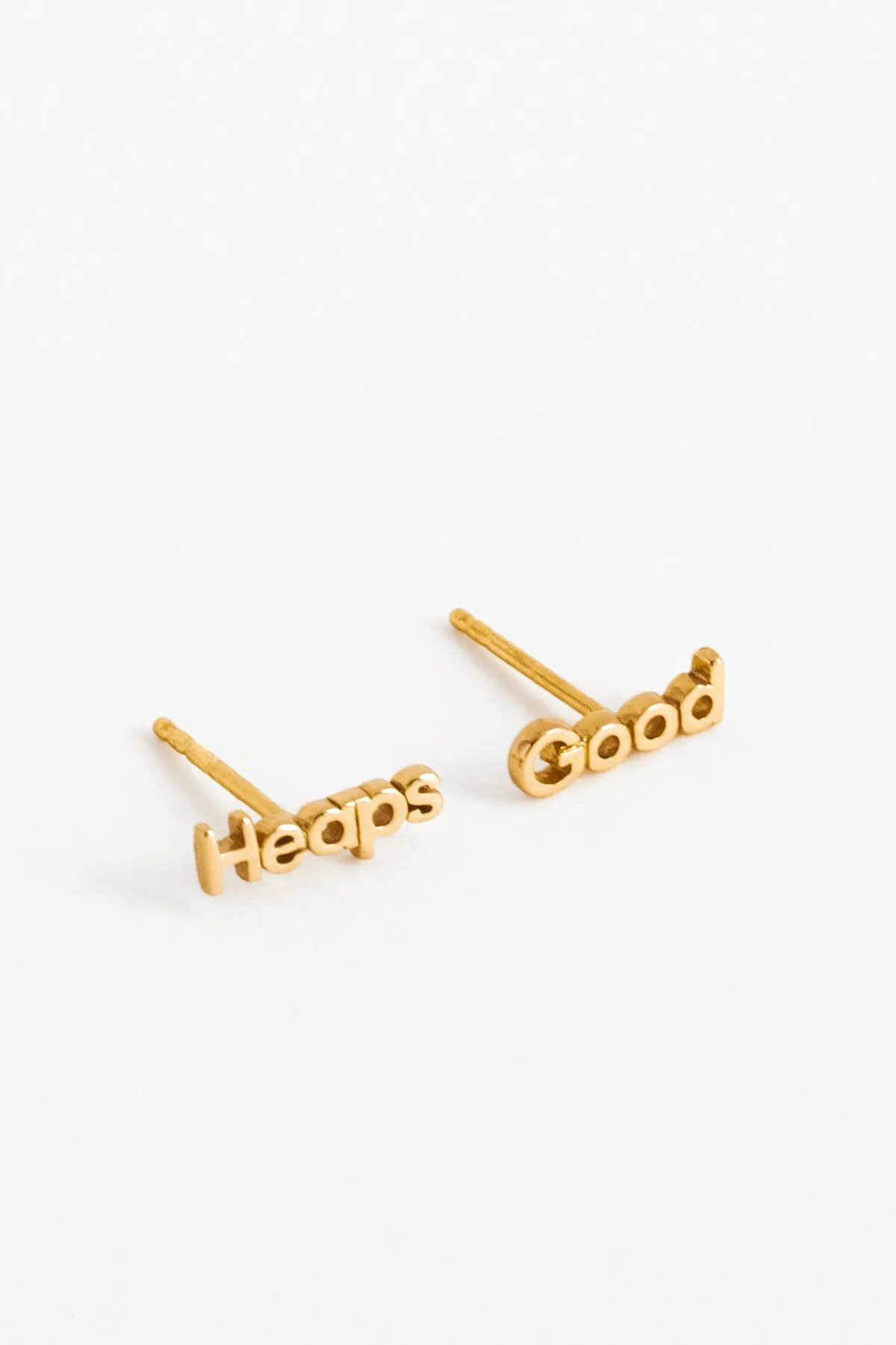 Heaps Good Studs, Golden Brass sold by Naomi Murrell