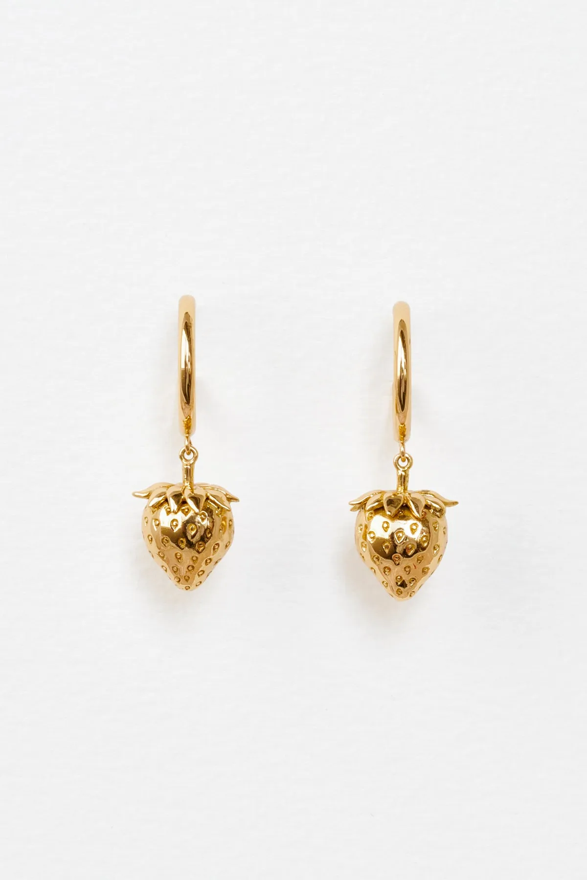 Strawberry Hoops, Golden sold by Naomi Murrell product image thumbnail 5
