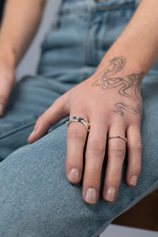 Wave Ring, Sterling Silver sold by Naomi Murrell