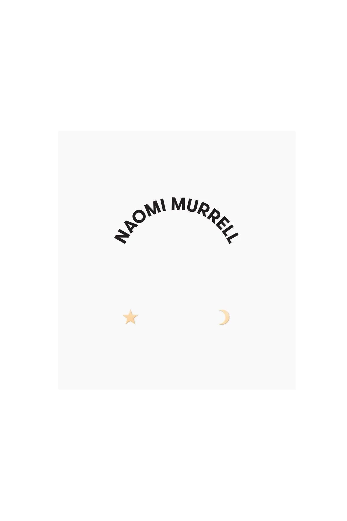 Midi Celestial Studs, Golden Brass sold by Naomi Murrell