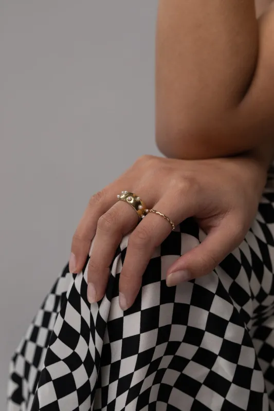 Wave Ring, Gold Vermeil sold by Naomi Murrell