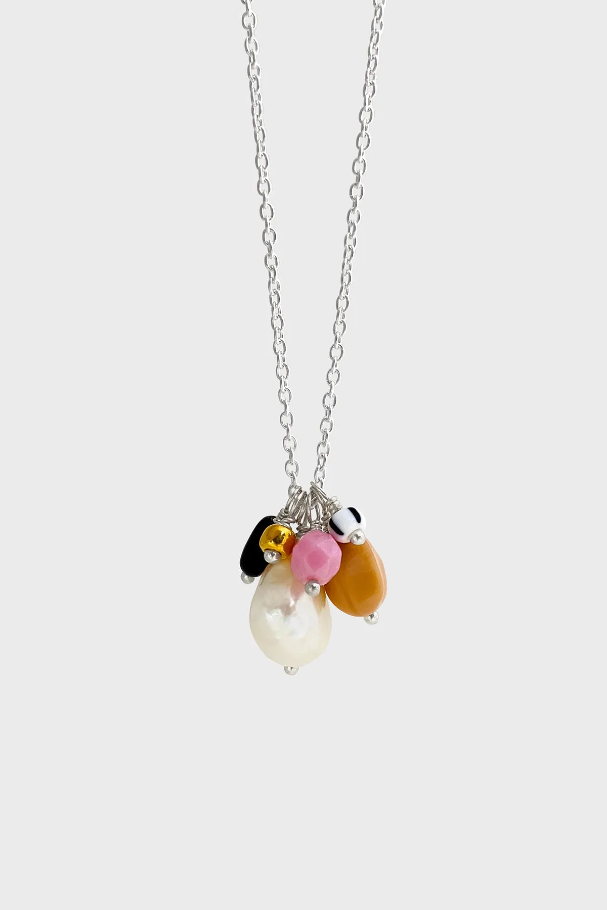 Bonbon Necklace, Caramel<br>Sterling Silver sold by Naomi Murrell