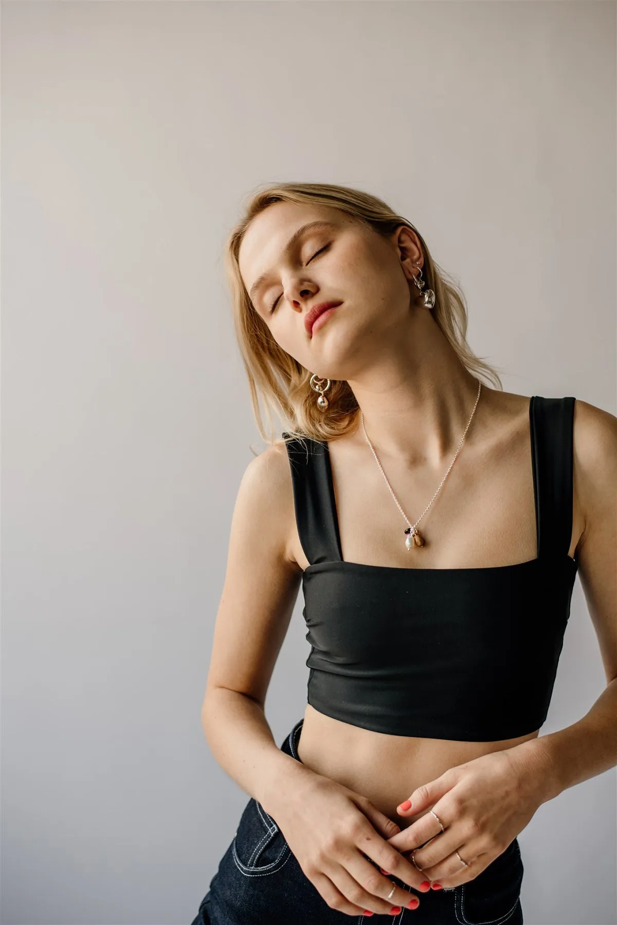 Bonbon Necklace, Caramel<br>Sterling Silver sold by Naomi Murrell product image thumbnail 5