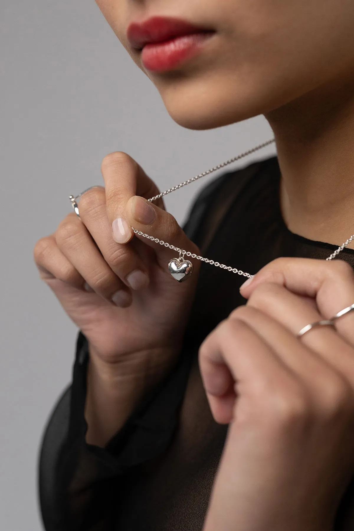 Puffy Heart Locket, Sterling Silver sold by Naomi Murrell