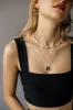 Bold Puffy Heart Necklace, Silver sold by Naomi Murrell