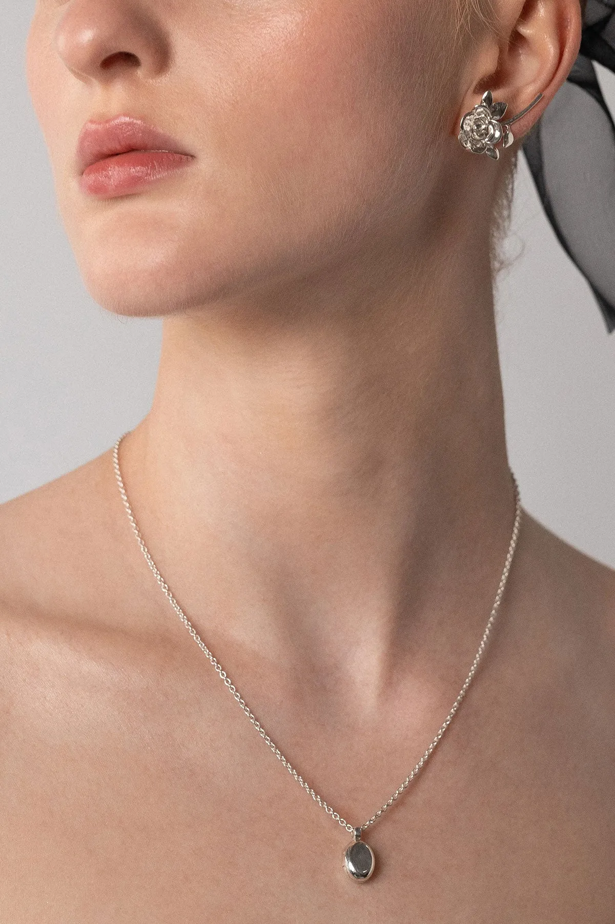 Oval Locket, Sterling Silver sold by Naomi Murrell