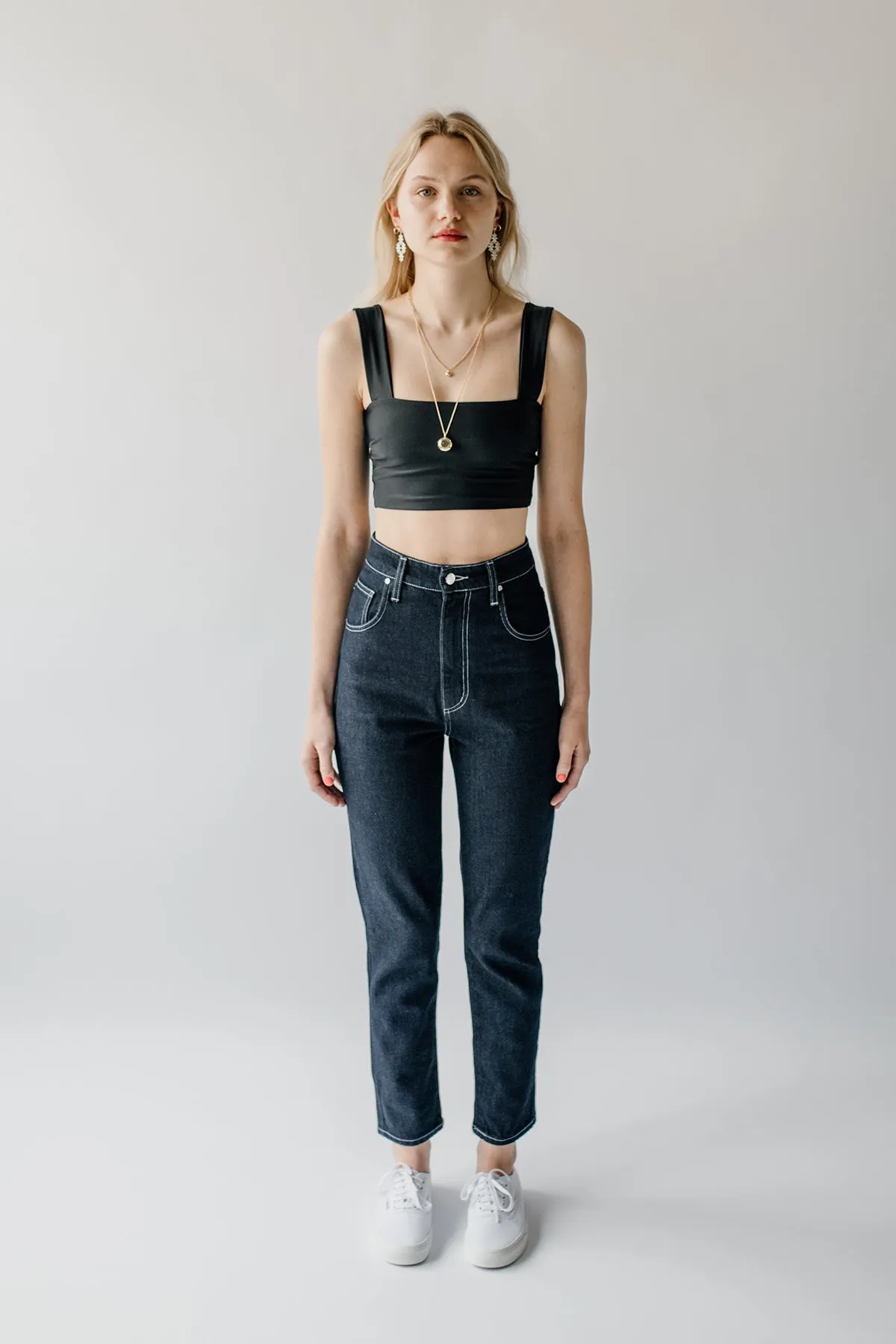 Forever Jeans in Organic Denim <br>(LAST PAIR: Size S/8) sold by Naomi Murrell