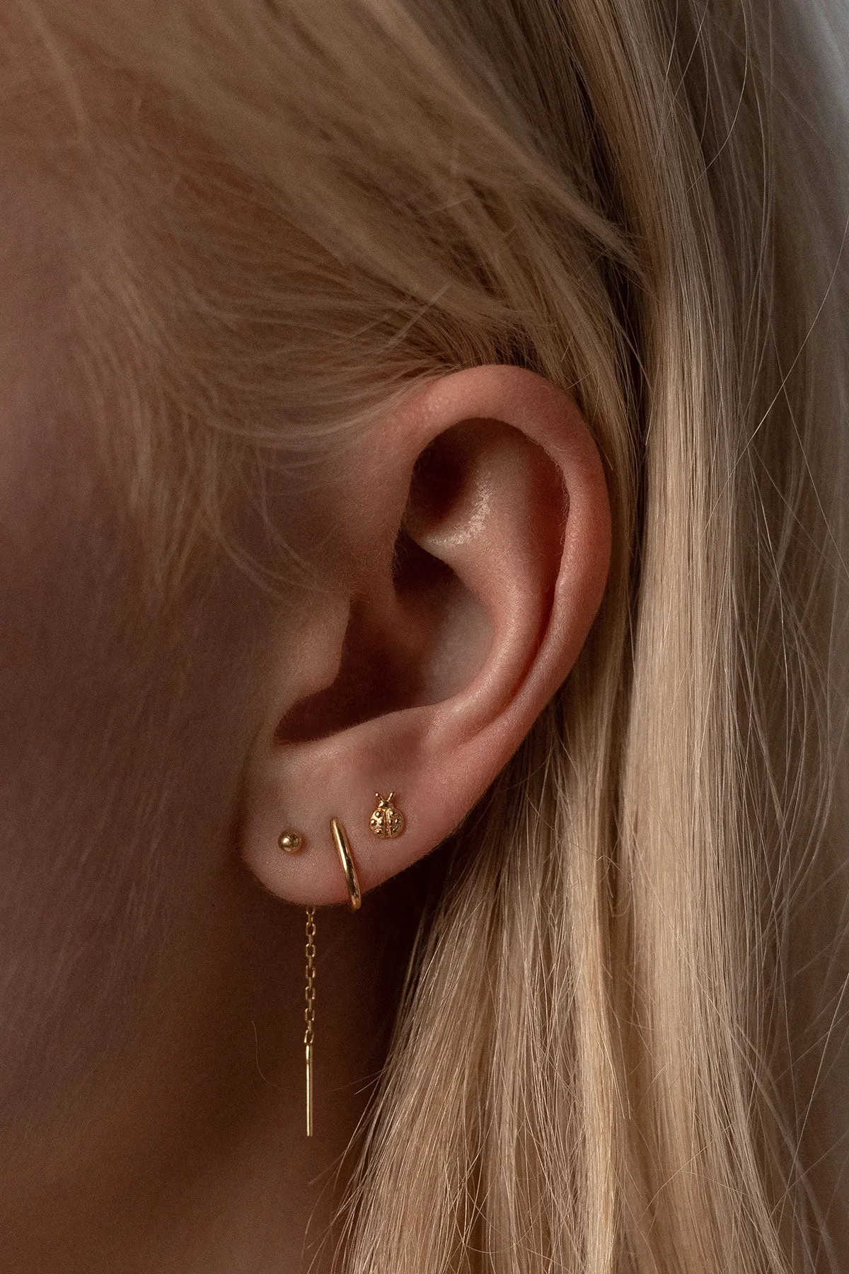 Huggettes, Gold Vermeil sold by Naomi Murrell product image thumbnail 4