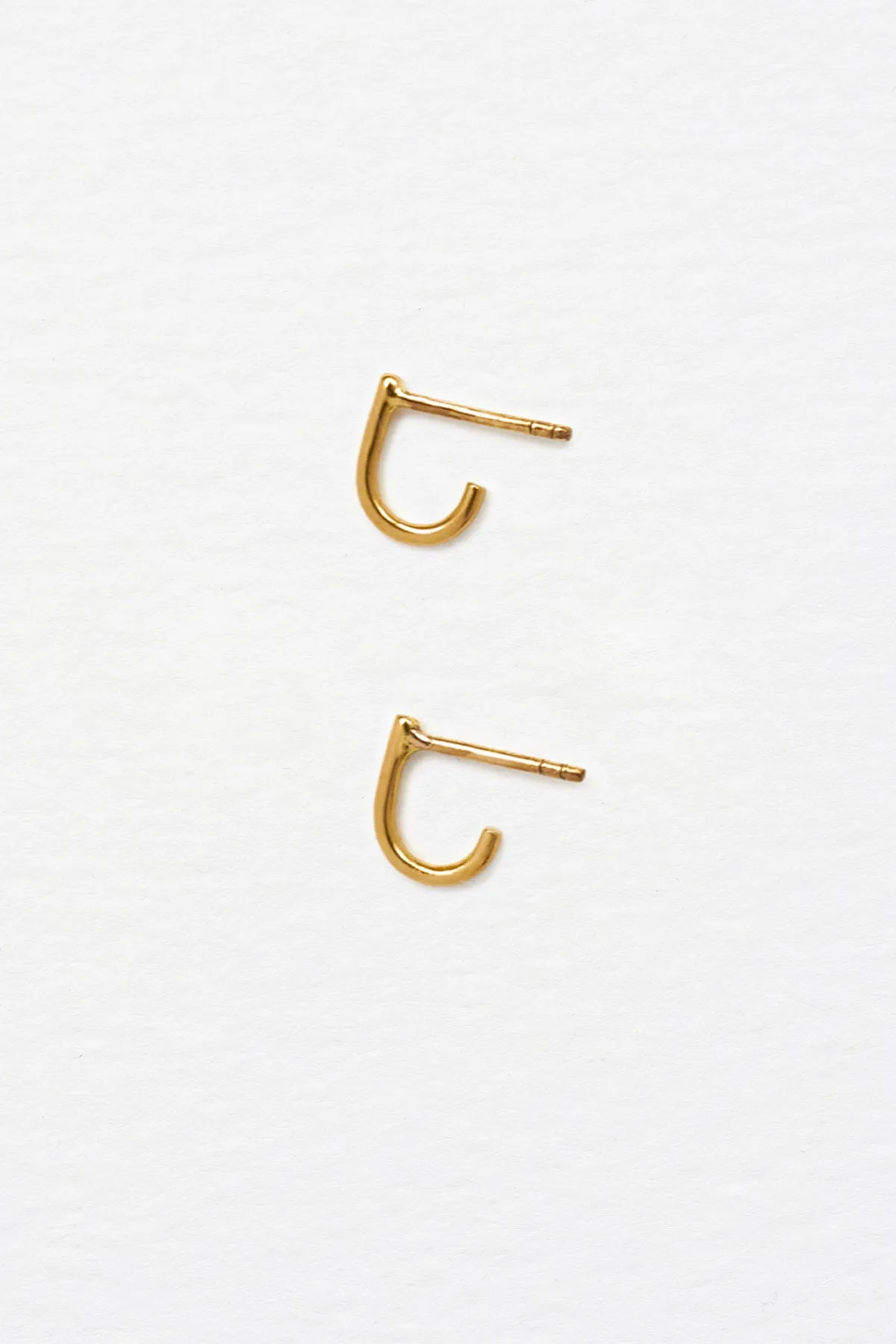 Huggettes, Gold Vermeil sold by Naomi Murrell product image thumbnail 5