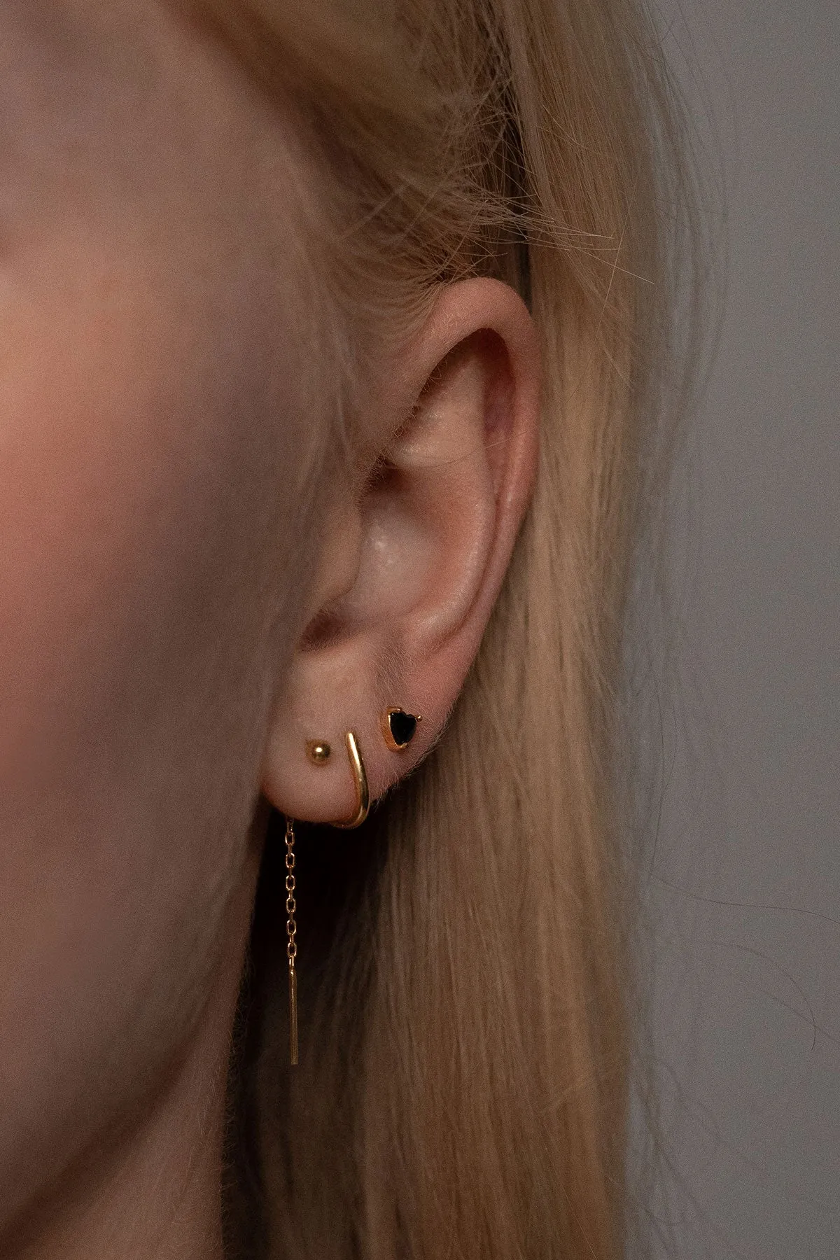 Huggettes, Gold Vermeil sold by Naomi Murrell product image thumbnail 2