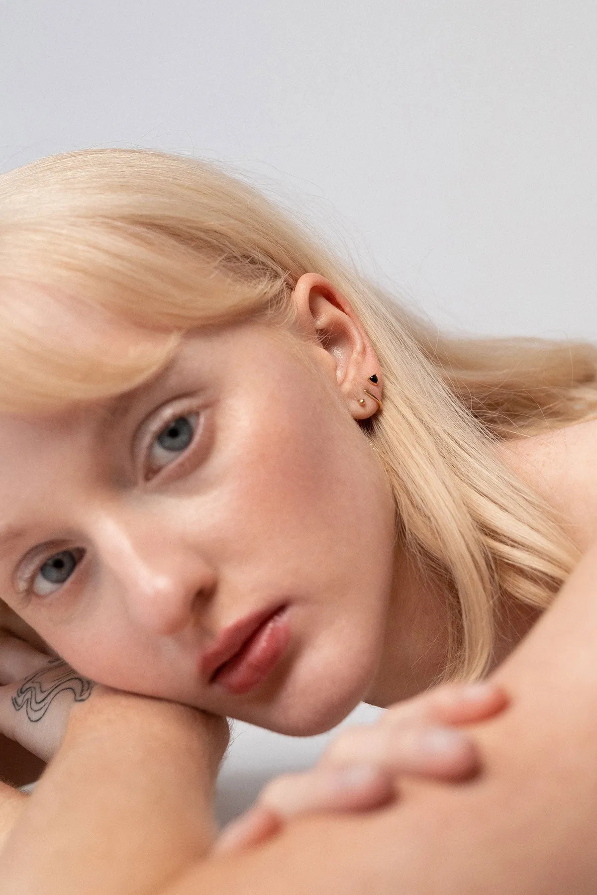 Huggettes, Gold Vermeil sold by Naomi Murrell product image thumbnail 3