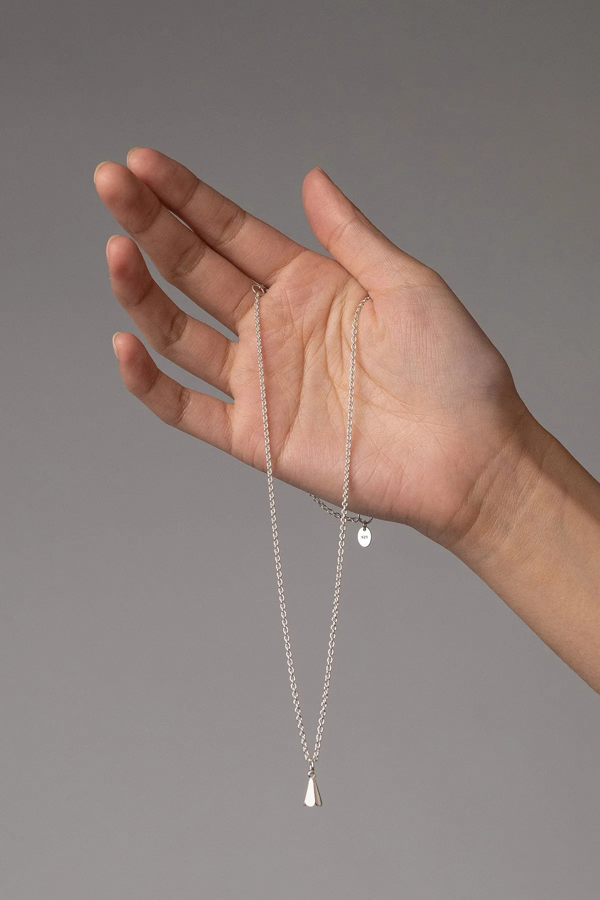 Floret Charm Necklace, Sterling Silver sold by Naomi Murrell