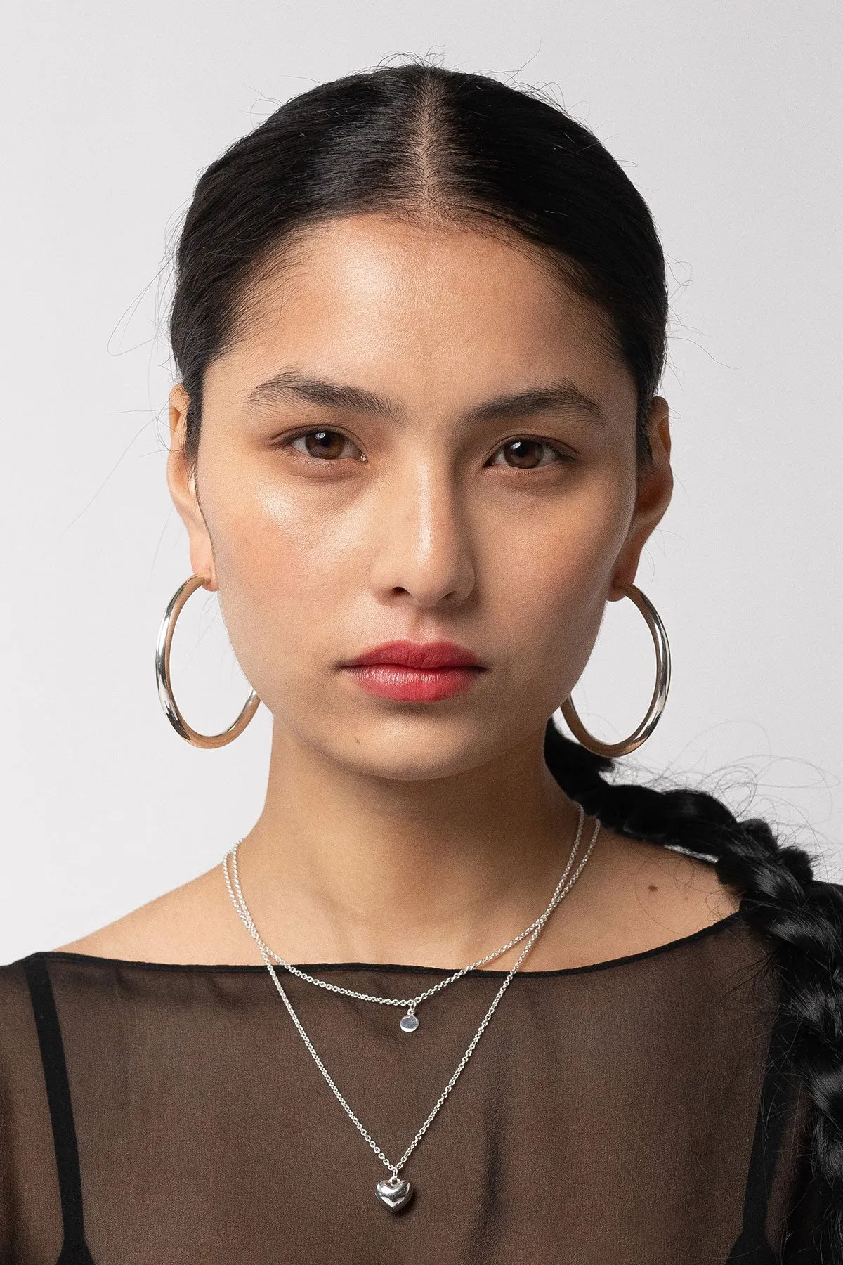 Big Boss Hoops, Sterling Silver sold by Naomi Murrell product image thumbnail 3